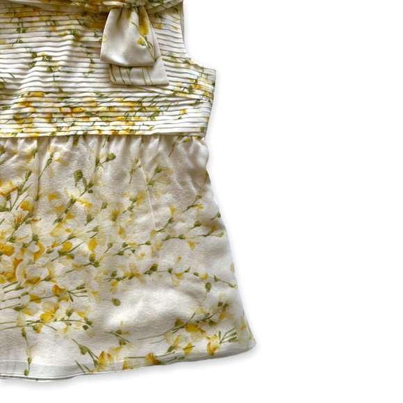 VALENTINO Yellow Floral Off-the-Shoulder Blouse Size Medium Excellent Condition - Picture 7 of 7